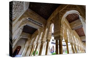 Palacios Nazaries, the Alhambra, Granada, Andalucia, Spain-Carlo Morucchio-Stretched Canvas