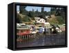 Palafitos, Castro, Chiloe Island, Chile, South America-Ken Gillham-Framed Stretched Canvas