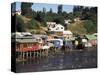 Palafitos, Castro, Chiloe Island, Chile, South America-Ken Gillham-Stretched Canvas