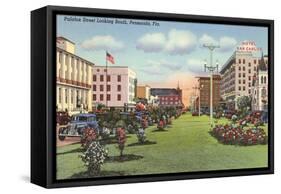 Palafox Street, Pensacola, Florida-null-Framed Stretched Canvas