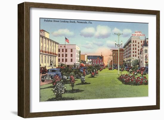 Palafox Street, Pensacola, Florida-null-Framed Art Print