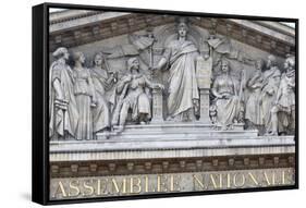 Palais Bourbon, French National Assembly, France-Godong-Framed Stretched Canvas