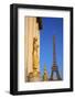 Palais De Chaillot and Eiffel Tower, Paris, France, Europe-Neil Farrin-Framed Photographic Print