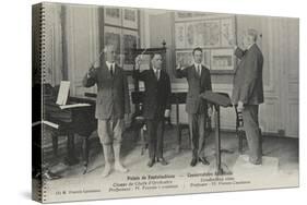 Palais de Fonfainebleau, Conservatoire américain : Classe des chefs d'orchestre Professeur Francis-null-Stretched Canvas