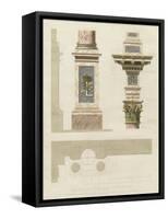 Palais de Fontainbleu II-Rod Pfnor-Framed Stretched Canvas