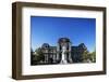 Palais de Justice and statue of William Tell, Lausanne, Vaud, Switzerland, Europe-Christian Kober-Framed Photographic Print
