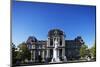 Palais de Justice and statue of William Tell, Lausanne, Vaud, Switzerland, Europe-Christian Kober-Mounted Photographic Print