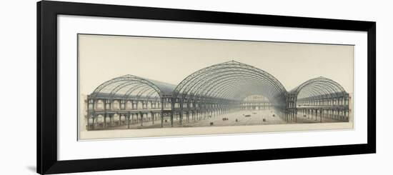 Palais de l'Industrie : coupe transversale-Max Berthelin-Framed Premium Giclee Print