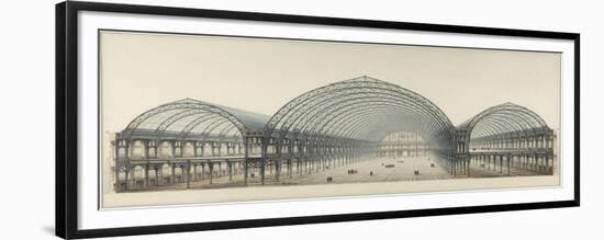 Palais de l'Industrie : coupe transversale-Max Berthelin-Framed Premium Giclee Print