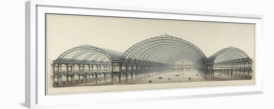 Palais de l'Industrie : coupe transversale-Max Berthelin-Framed Premium Giclee Print