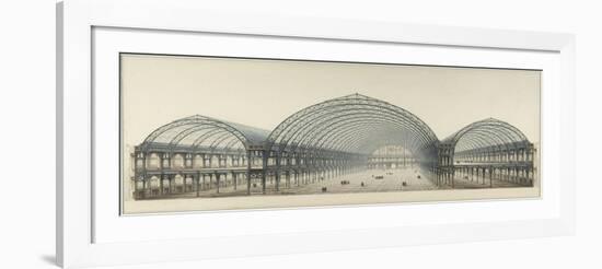 Palais de l'Industrie : coupe transversale-Max Berthelin-Framed Giclee Print