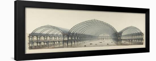 Palais de l'Industrie : coupe transversale-Max Berthelin-Framed Giclee Print