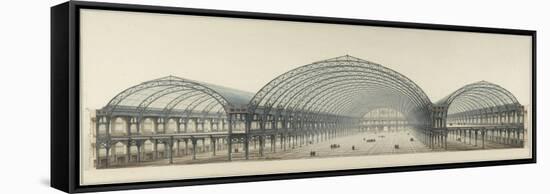 Palais de l'Industrie : coupe transversale-Max Berthelin-Framed Stretched Canvas