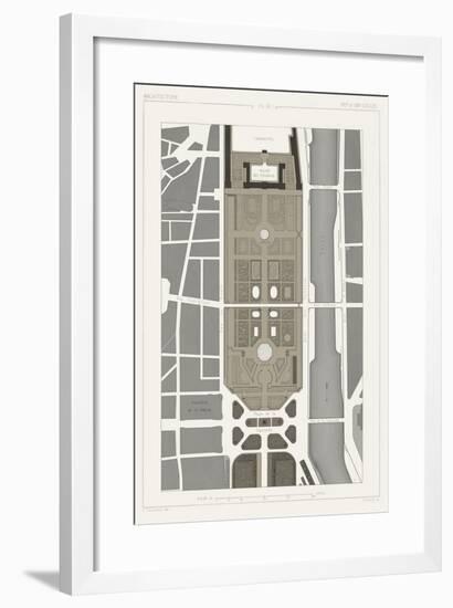 Palais Des Tuileries, Paris I-Vision Studio-Framed Art Print