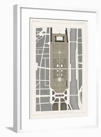 Palais Des Tuileries, Paris I-Vision Studio-Framed Art Print