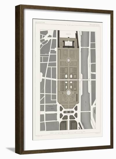 Palais Des Tuileries, Paris I-Vision Studio-Framed Art Print