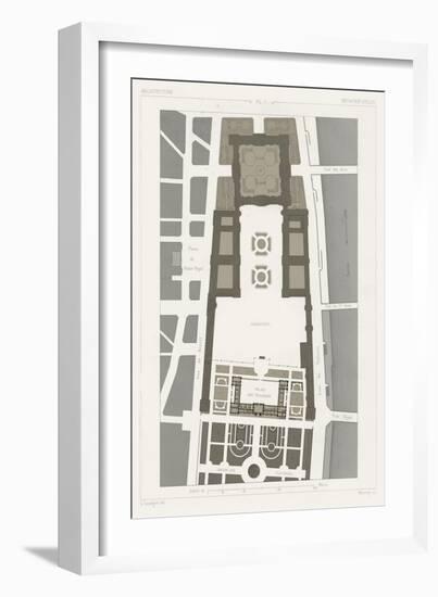 Palais Des Tuileries, Paris II-Vision Studio-Framed Art Print