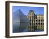 Palais Du Louvre and Pyramid, Paris, France, Europe-Roy Rainford-Framed Photographic Print