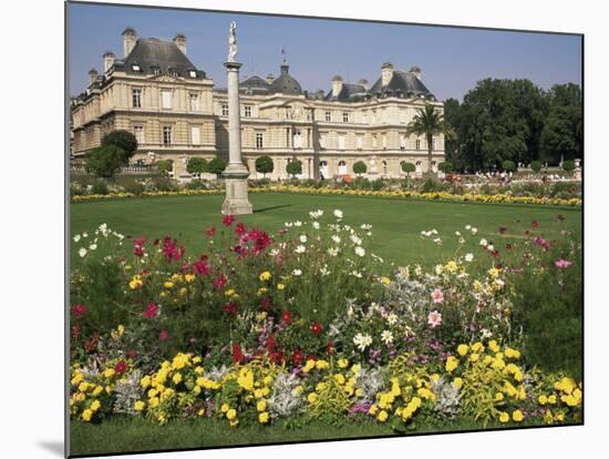 Palais Du Luxembourg and Gardens, Paris, France-Ken Gillham-Mounted Photographic Print