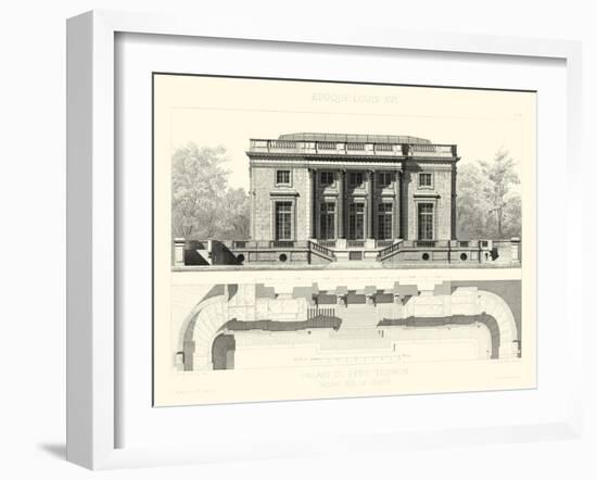 Palais Du Petit Trianon-E. Obermayer-Framed Art Print