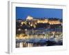 Palais Du Prince and Harbour in the Port of Monaco, Principality of Monaco, Cote D'Azur-Christian Kober-Framed Photographic Print