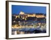 Palais Du Prince and Harbour in the Port of Monaco, Principality of Monaco, Cote D'Azur-Christian Kober-Framed Photographic Print