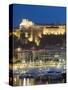 Palais Du Prince and Harbour in the Port of Monaco, Principality of Monaco, Cote D'Azur-Christian Kober-Stretched Canvas