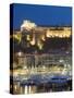 Palais Du Prince and Harbour in the Port of Monaco, Principality of Monaco, Cote D'Azur-Christian Kober-Stretched Canvas