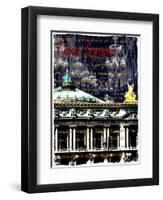 Palais Garnier Paris, Opera House 1-Victoria Hues-Framed Premium Giclee Print