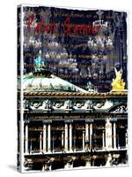 Palais Garnier Paris, Opera House 1-Victoria Hues-Stretched Canvas