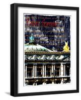 Palais Garnier Paris, Opera House 1-Victoria Hues-Framed Giclee Print