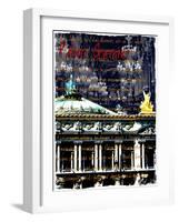 Palais Garnier Paris, Opera House 1-Victoria Hues-Framed Giclee Print