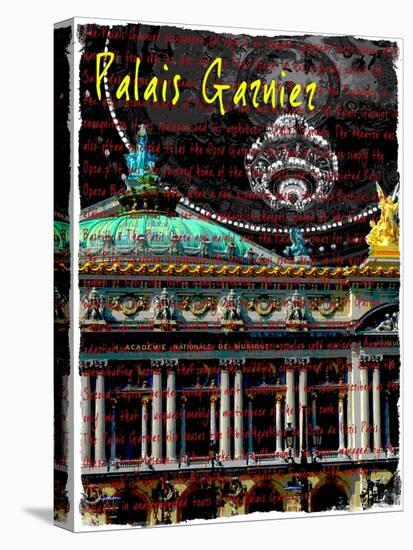 Palais Garnier Paris, Opera House 3-Victoria Hues-Stretched Canvas
