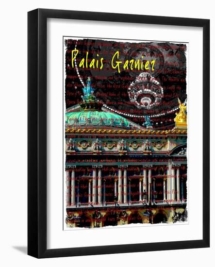 Palais Garnier Paris, Opera House 3-Victoria Hues-Framed Giclee Print