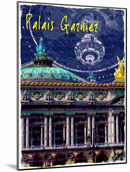 Palais Garnier Paris, Opera House 4-Victoria Hues-Mounted Giclee Print