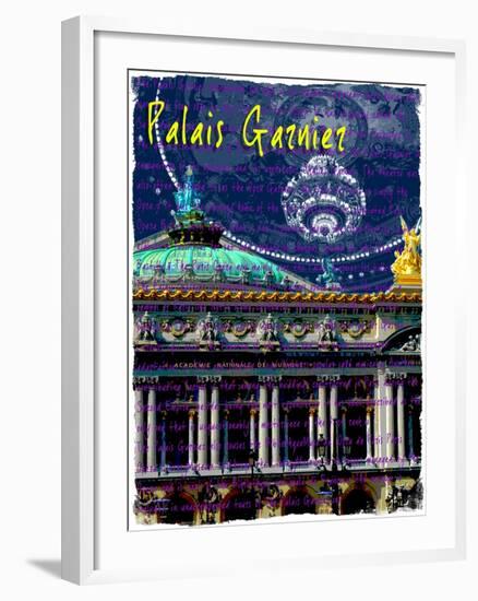 Palais Garnier Paris, Opera House 4-Victoria Hues-Framed Giclee Print