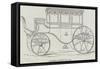 Palanquin Carriage for Java-null-Framed Stretched Canvas