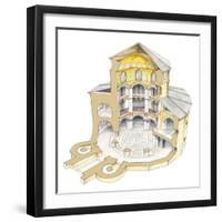 Palatine Chapel, Aachen, Germany-Fernando Aznar Cenamor-Framed Giclee Print