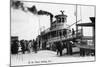 Palatka, Florida - Departing from a Ship at the Wharf-Lantern Press-Mounted Art Print