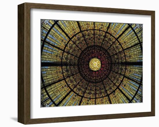 Palau de la Musica Catalana, Barcelona, Spain-null-Framed Photographic Print