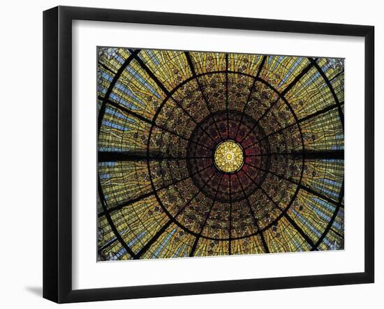 Palau de la Musica Catalana, Barcelona, Spain-null-Framed Photographic Print