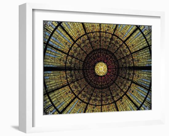 Palau de la Musica Catalana, Barcelona, Spain-null-Framed Photographic Print