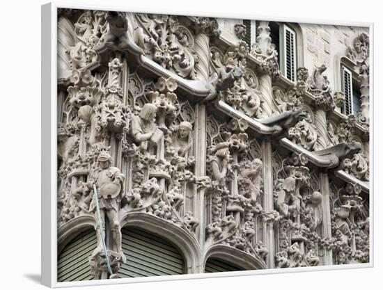 Palau Del Baro Quadras By Josep Puig Cadafalch, Barcelona, Catalonia, Spain, Europe-Richard Cummins-Framed Photographic Print