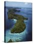 Palau, Micronesia, Aerial View of Rock Island-Stuart Westmorland-Stretched Canvas