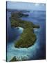 Palau, Micronesia, Aerial View of Rock Island-Stuart Westmorland-Stretched Canvas