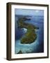 Palau, Micronesia, Aerial View of Rock Island-Stuart Westmorland-Framed Photographic Print