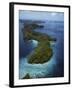 Palau, Micronesia, Aerial View of Rock Island-Stuart Westmorland-Framed Photographic Print