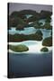 Palau, Micronesia, Ariel View of Rock Islands-Stuart Westmorland-Stretched Canvas