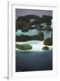 Palau, Micronesia, Ariel View of Rock Islands-Stuart Westmorland-Framed Photographic Print