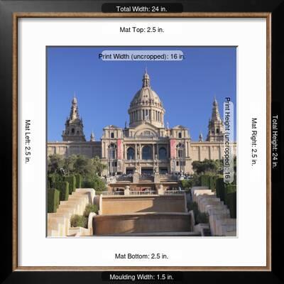 Palau Nacional Museu Nacional D Art De Catalunya Montjuic Barcelona Catalonia Spain Europe Photographic Print Markus Lange Allposters Com